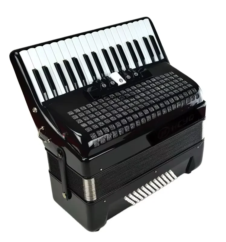 

Professional 72-Bass 34-Key Accordion with Three-Row Reed 5-Tone Diatonic for Piano Players Factory Outlet