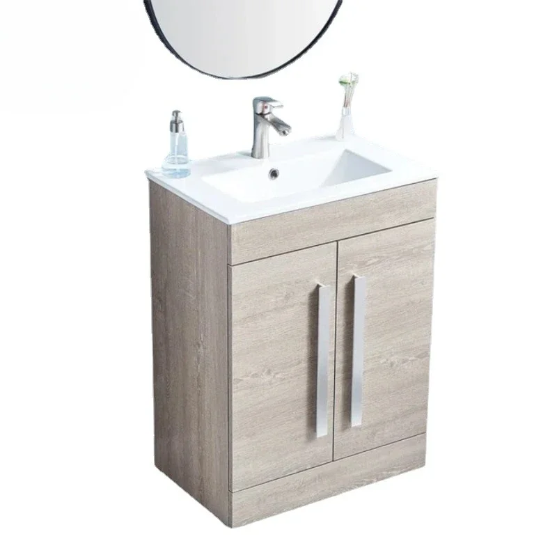 Modern Melamine Bathroom Vanity Bathroom Furniture with Mirror Bathroom Cabinet 1 Set Lacquer Plywood Custom Size Cm Grainte