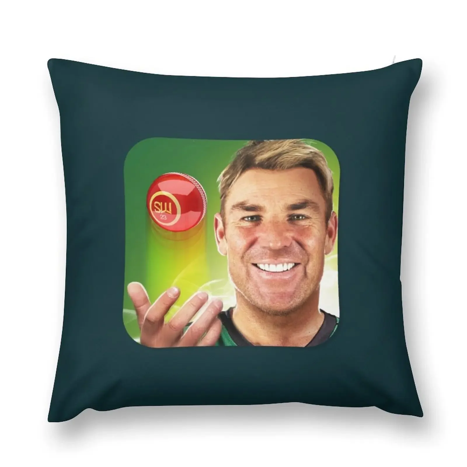 Shane Warne Throw Pillow ornamental pillows Sofa Cushion Cover Christmas Covers Christmas Pillow pillow