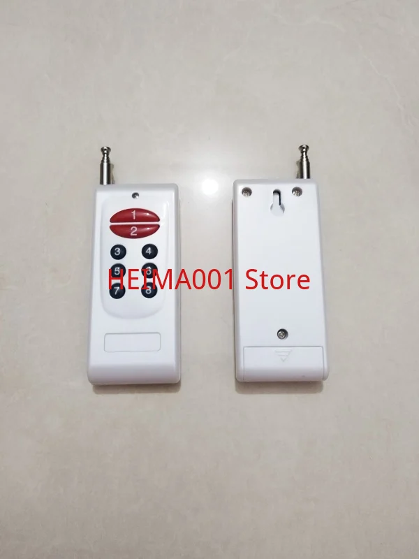 Wireless High-power Fixed Code Remote Control, Long-range FM Learning Code, 8-key Switch Remote Control 433M390M418M