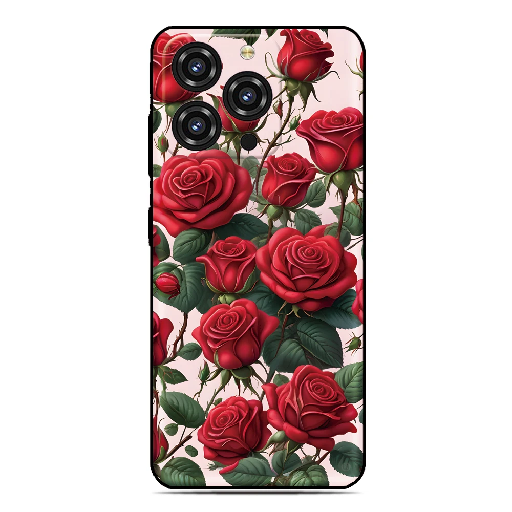 Rose Flower Back Cover For Sony Xperia 10 1 VII VI 5 II III IV V 2023 XZ5 XZ4 XZ3 XZ2 Compact XA1 XA2 TPU Soft Phone Case view 4