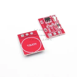 10PCS TTP223 touch button module touch sensing self-locking point action capacitive switch single circuit transformation