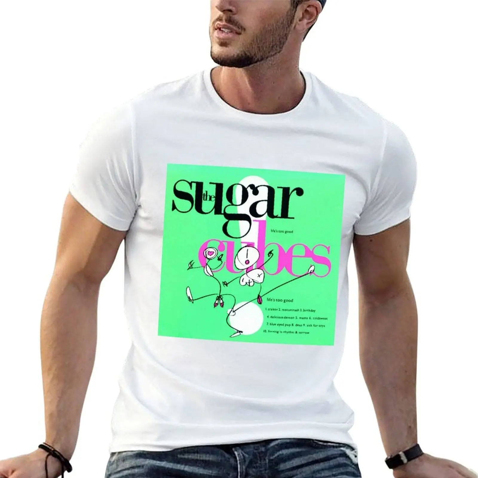 

Sugarcubes – Life’s Too Good T-Shirt t shirt man casual man t shirt graphic t shirts designer T-Shirt