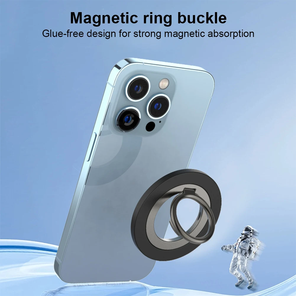 Магнитный держатель для телефона MagSafe с вращением на 360 градусов, держатель для мобильного телефона, металлическая ручка для телефона для iPhone 15, 14, 13, 12