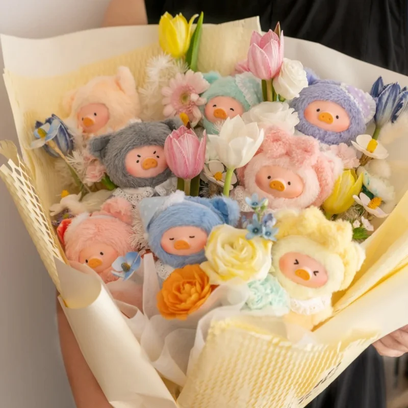 متوفر 100% حقيقية المعلبة خنزير لولو خنزير حلم سلسلة منامة أفخم صندوق أعمى Kawaii حقيبة أنيقة قلادة الفتيات دمى هدايا #2