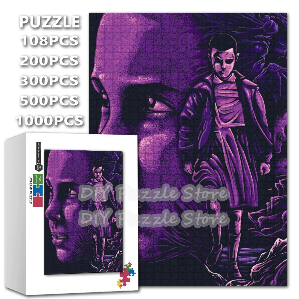 Puzzle à imprimer sur le thème de la série Stranger Things, 108/200/300/500/1000/1500 pièces, personnages de la série télévisée d'horreur, puzzle, jouets d'intelligence