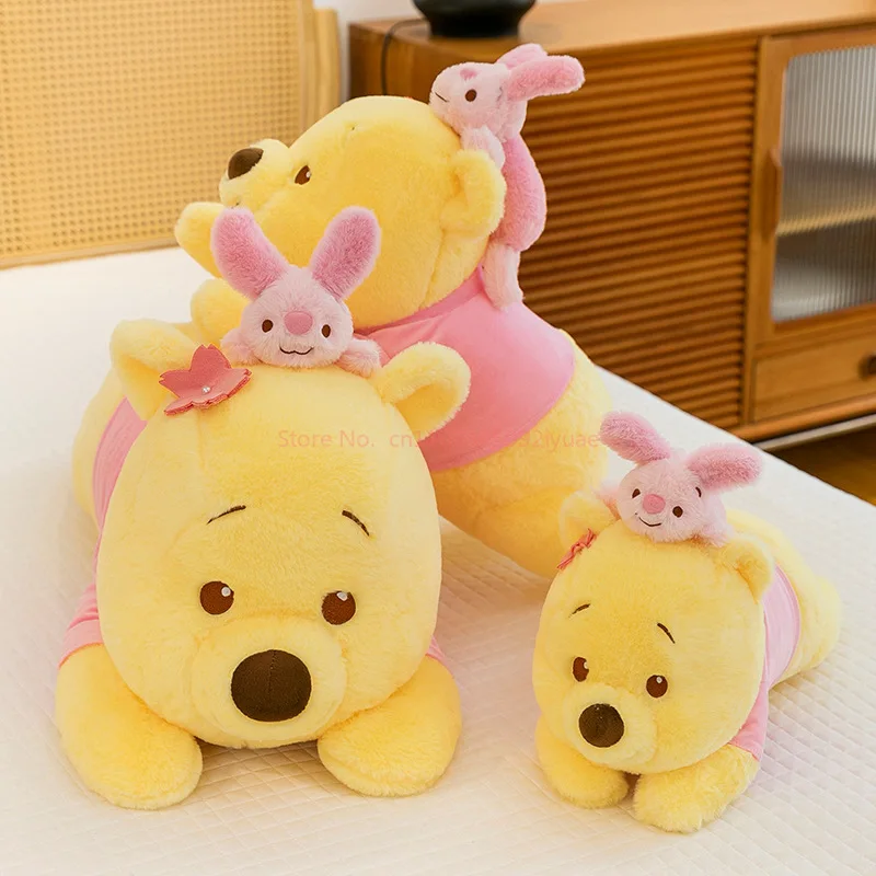 45/80 centimetri Disney Stitch Peluche Del Fumetto Anime Peluche Winnie Bambola Dormire Al Stomaco Cuscino Morbido Farcito Regalo di Natale Per I Bambini