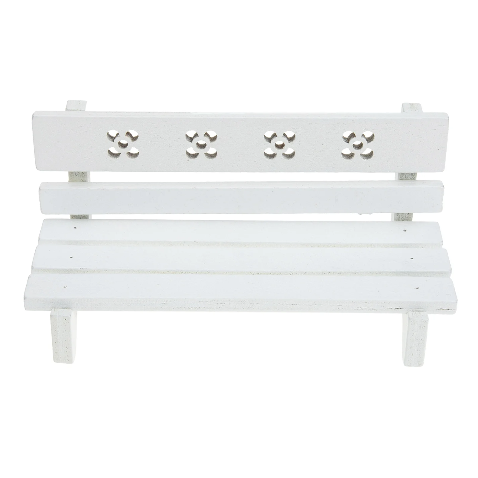 

Miniature Wooden Park Bench Compact Design Durable Materials Small House Accessories Micro Landscape Miniature Park Bench