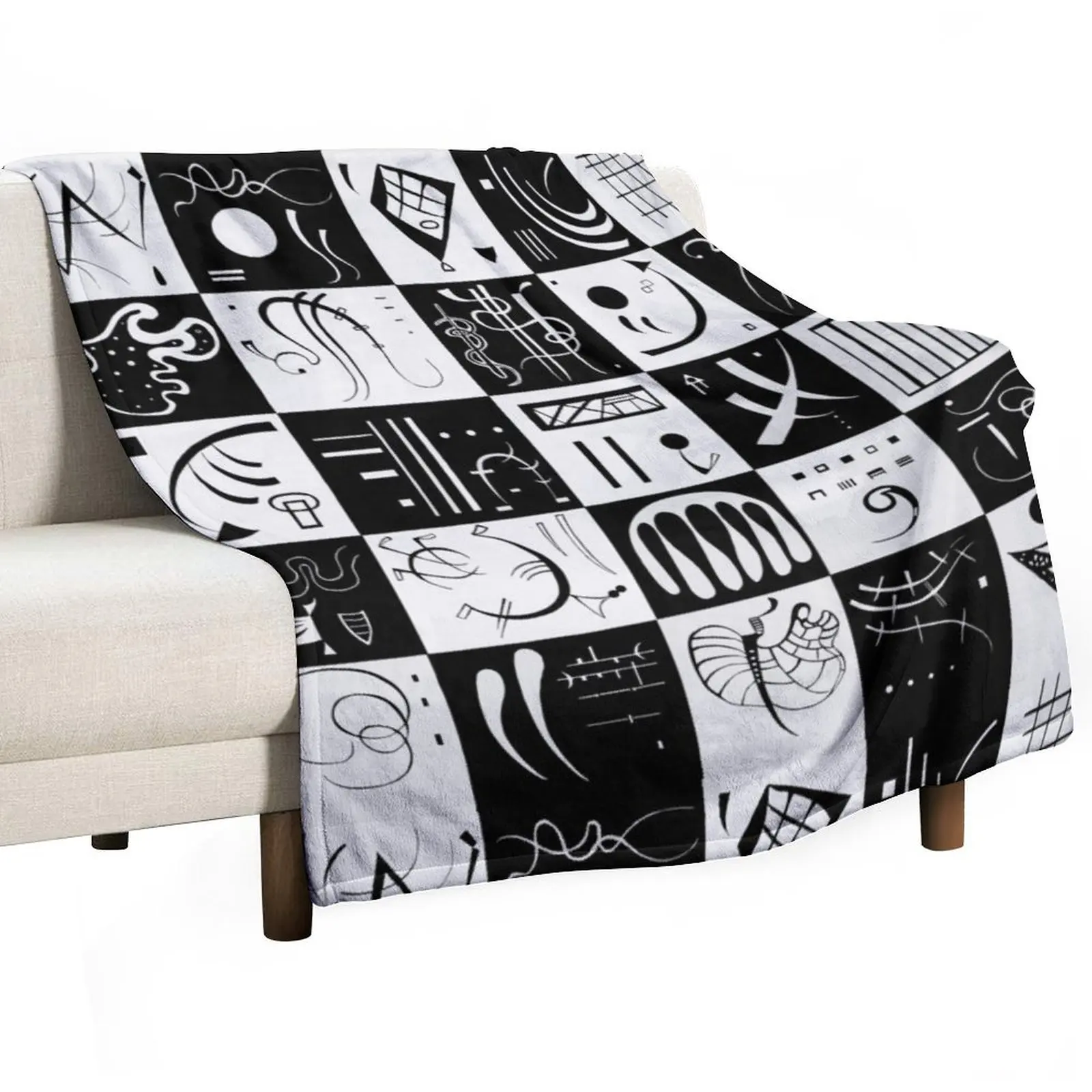 

Trente, by Kandinsky Throw Blanket Quilt warm winter Decorative Sofas Blankets