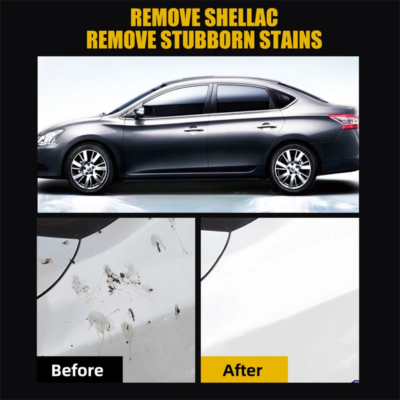 2023 Auto Bug Adhesive Remover Resin Residue Bird Feces Clean Paint Spot Clean Multi-Oil Stain Strong Clean Water Stain Care