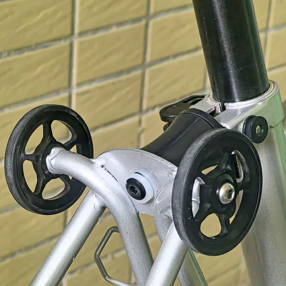 

Folding Bike Accessories Hardened-TPU Shock Absorber Biking Black High Performance Bicycle Shock Folding Bike 53.2g Weight