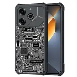 Transparent Phone Case For Tecno Pova 6 5 4 Pro Neo 3 2 Li7 Li9 Shock Fall Prevention Acrylic Case 1.PCB