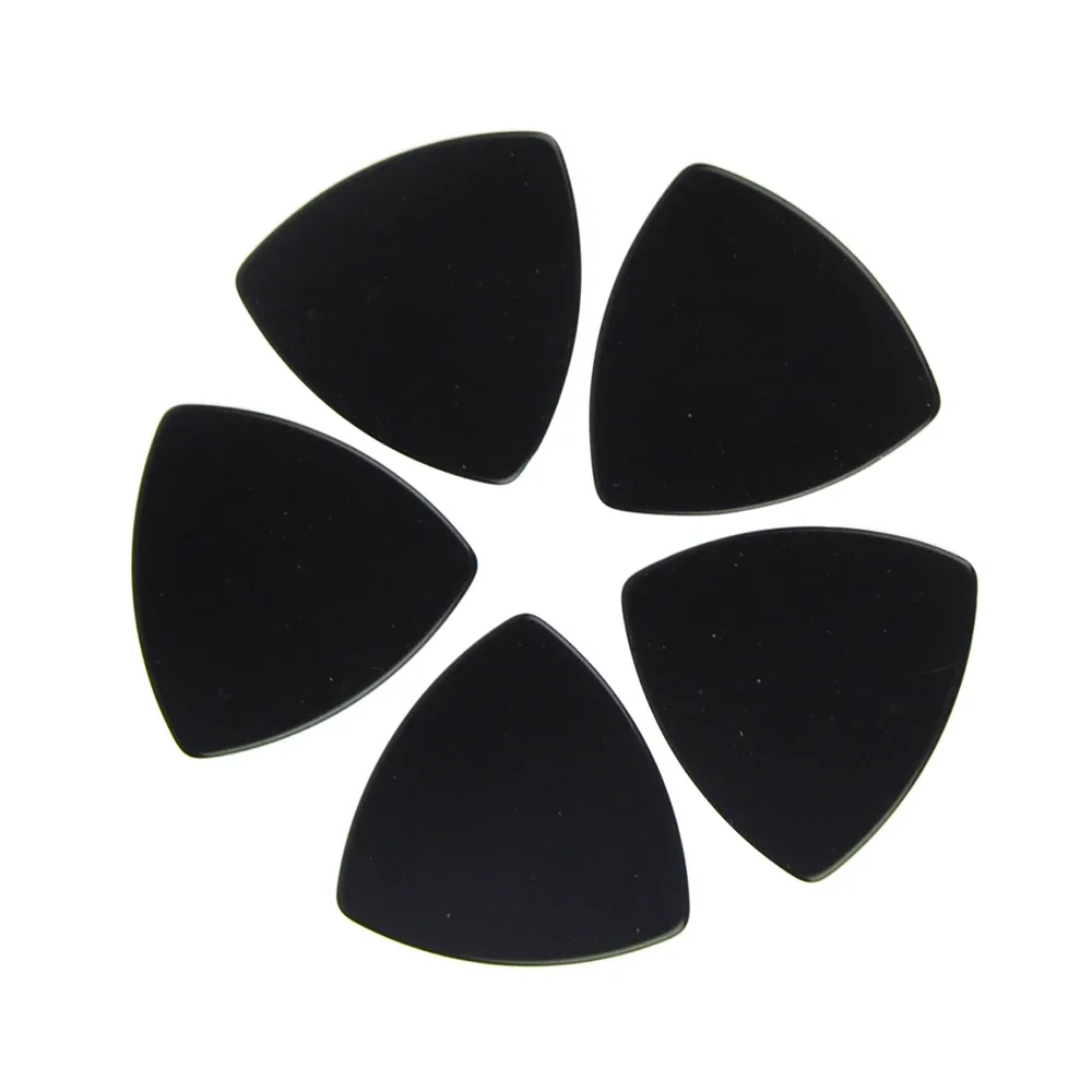 Guitar Pick Lots of 100 ABS Big Rounded Triangle Size 0.46mm 0.71mm 0.96mm 1.2mm 1.5mm Size Optional Guitar Picks Solid Black