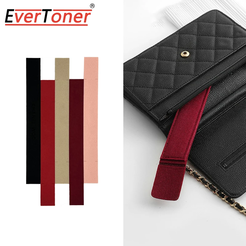 EverToner Classic Style For Cc Woc Bag Transformation Bottom Pad Bag storage Shaping Suede Mat Base Support Accessories