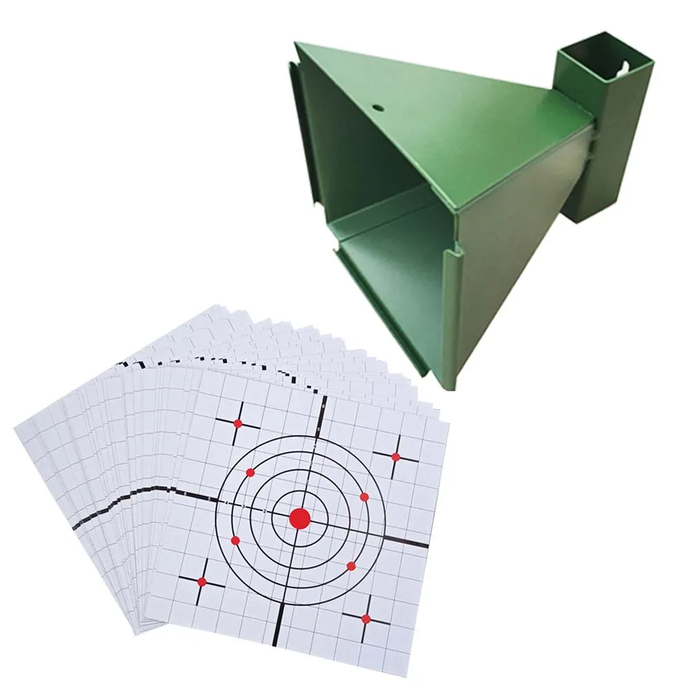 

Зеленая ловушка для гранул в форме воронки, патроны, коллектор с бумажными мишенями, пистолет для страйкбола и гранул, стрельба, для улицы и занятий спортом в помещении