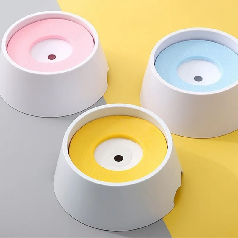 

Floating Cat Water Bowl Anti Spill Large Capacity Non Electric Pet Feeding Dish No Mess Automatic Cute Design For Cats