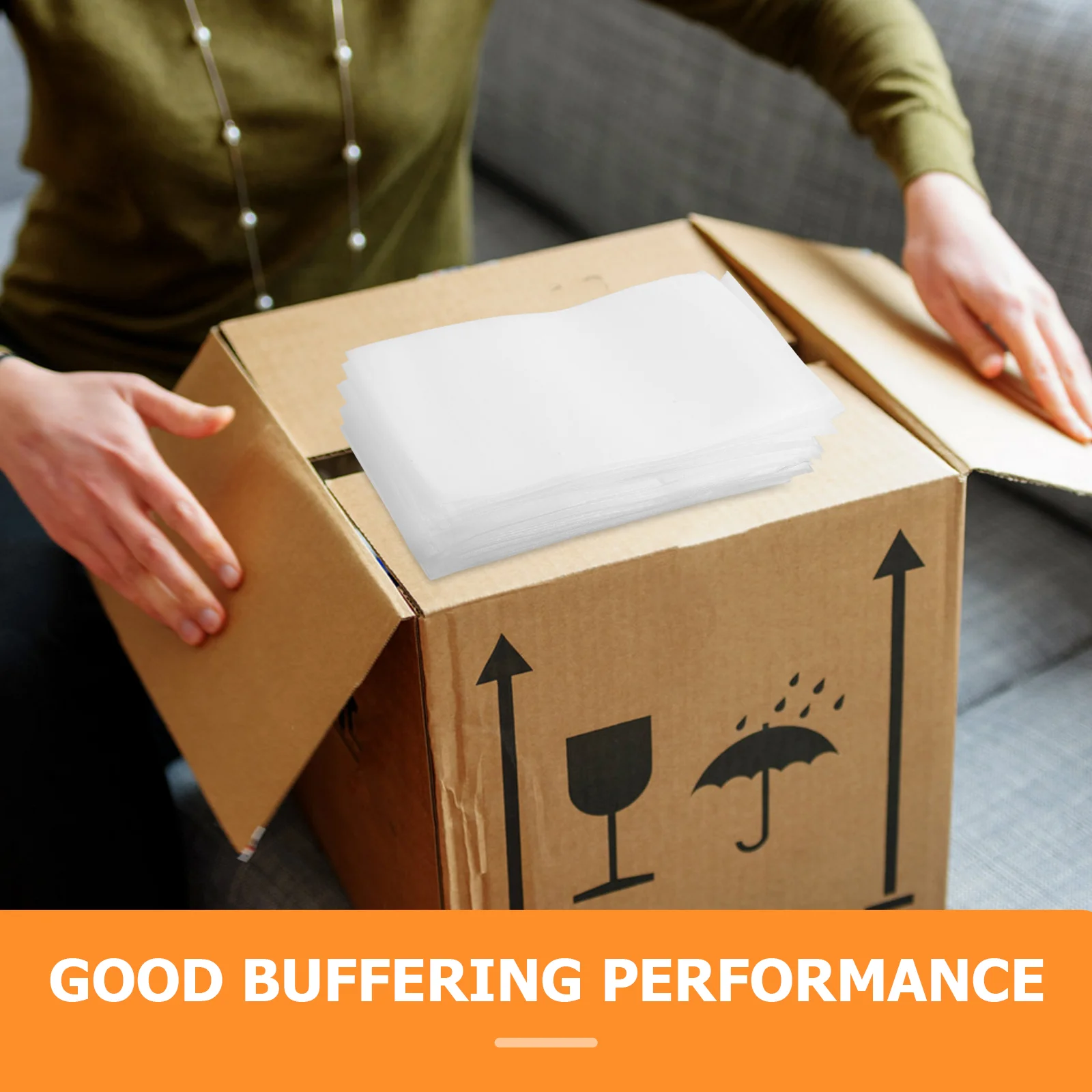 100 PCS Shockproof Packaging Bag Pouches Bags Glass Storage Packing Shipping Supplies Wraps