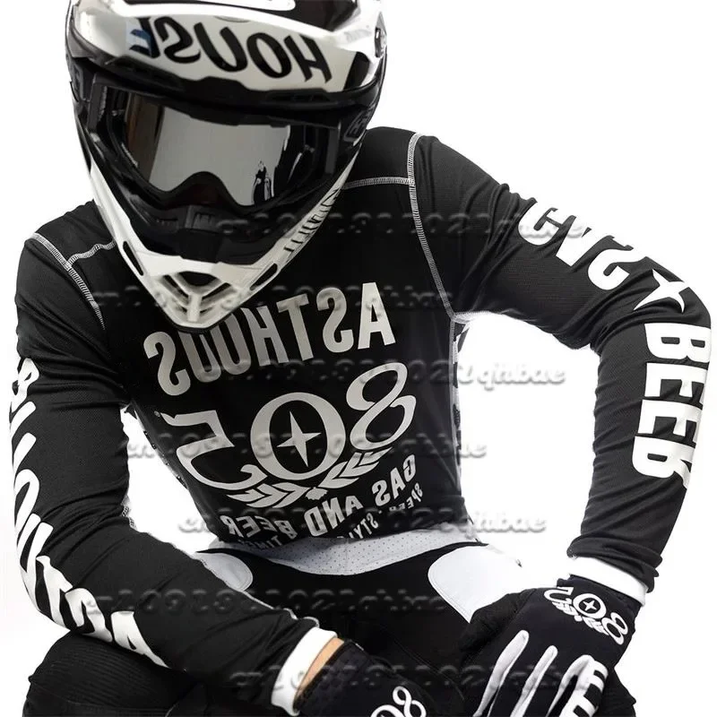 

BMX Off-road Motorcycle, MTB Riding JERSEY, Long Sleeve Sports Shirt, Quick Drying T-shirt, Bicycle Shirt