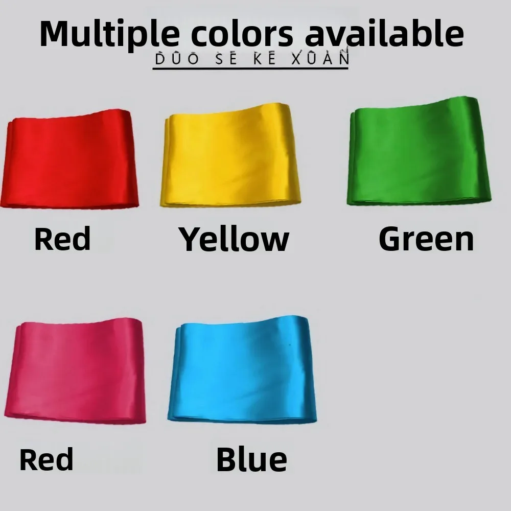 

High Quality Silk Fabric Performance Dance Ribbons Solid Color 300*36CM Various Dance Ribbons Annual Party Performance Ribbons