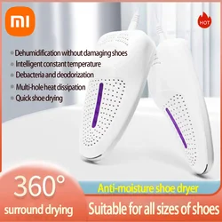 XIAOMI Portable Shoes Dryer Intelligent Quick Dry Foot Warmer Violet Light Shoe Dryer Heater Children Adults Boot Shoes Dryer