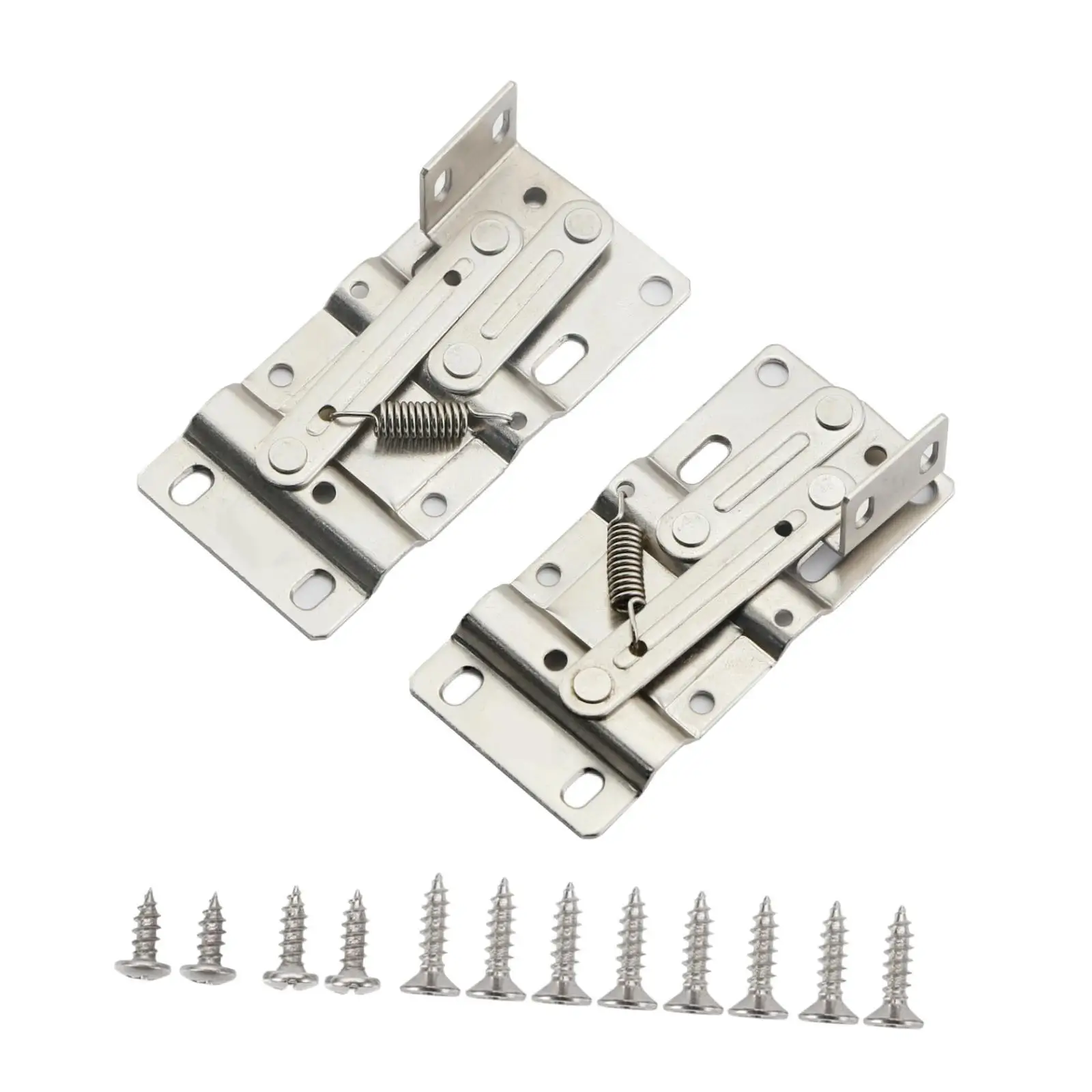 1 Pair Tip Out Tray Hinges 45 Degree Accessories with Mounting Screw Hardware Cabinet Door Hinges for Cabinet Kitchen