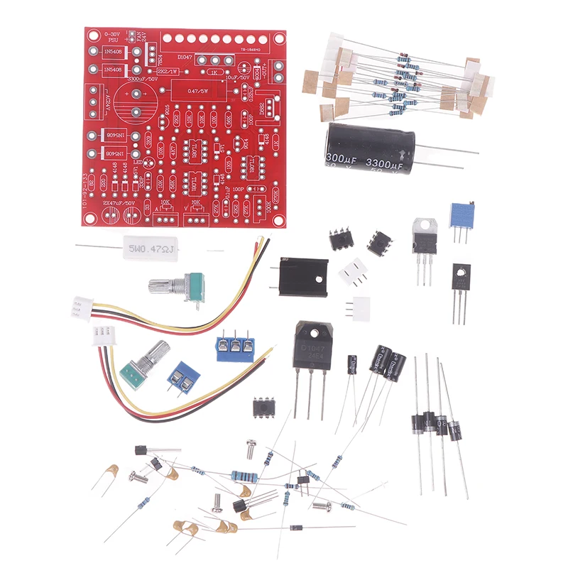NEW 0-30V 2mA-3A DC Regulated Power Supply DIY Kit Continuously Adjustable Current Limiting Protection Voltage Regulator Set