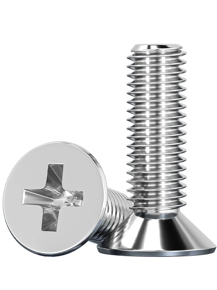 

M6 304 stainless steel cross flat head screw countersunk screw small bolt accessories