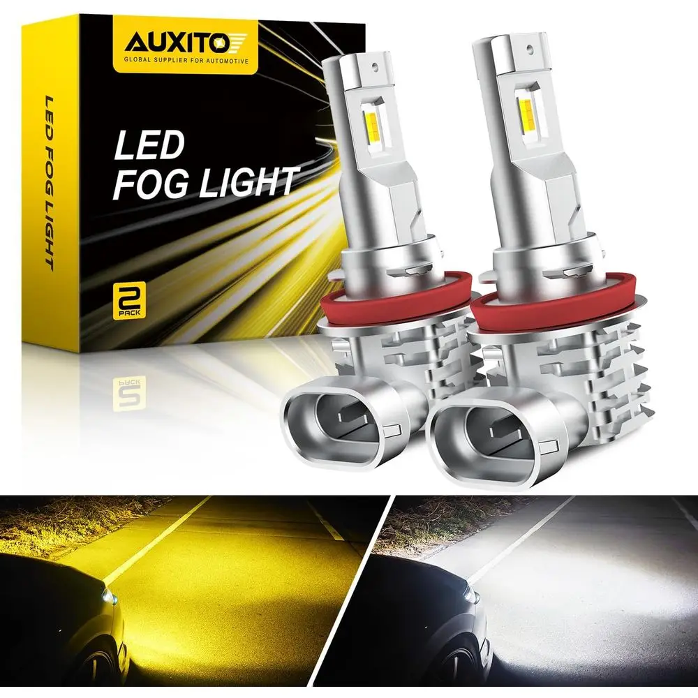 

Светодиодные лампы Switchback, 6500K белый свет/3000K янтарный свет, 6000 лм, яркие, двухцветные ходовые огни, без полярности, 2 шт.