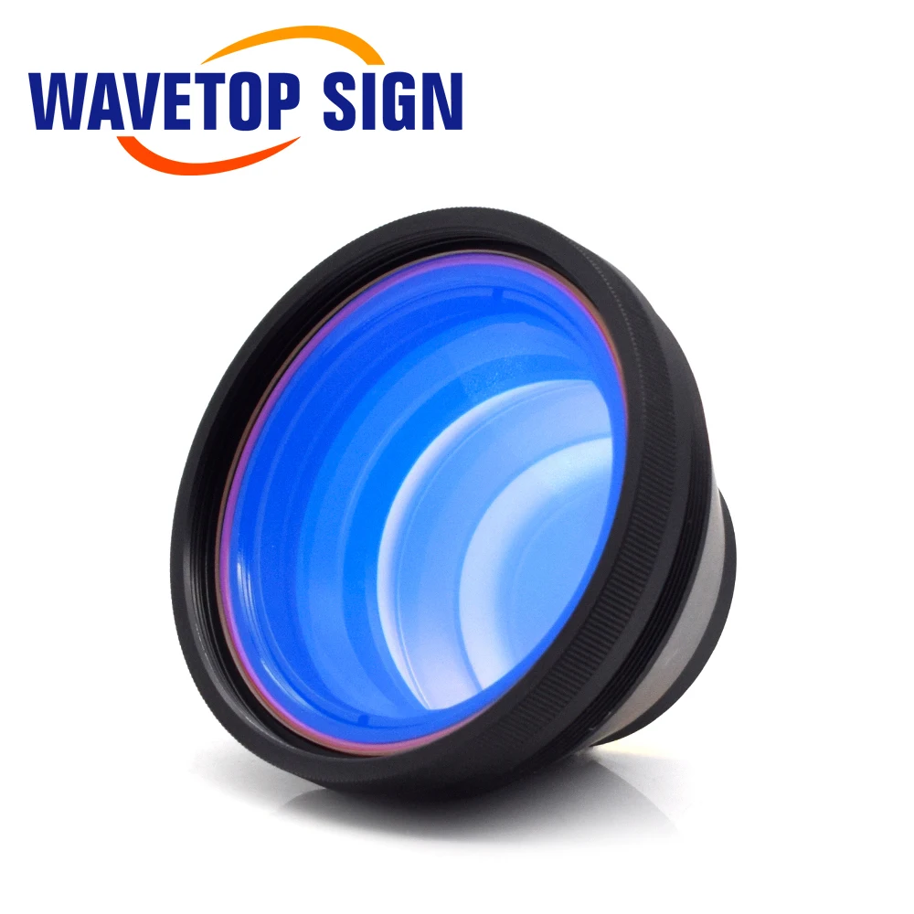 WaveTopSign 1064nm f-theta Scan Lens Field Lens lunghezza focale 63-420mm campo di scansione 50 × 50-300 × 300 per YAG Fiber Laser Galvo System