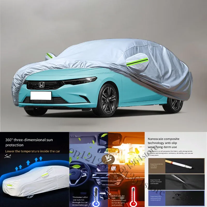 

For Honda Intergra Auto Anti snow Anti dust Anti-uv Anti peeling paint And Anti Rainwater 210t car cover Car cover protection