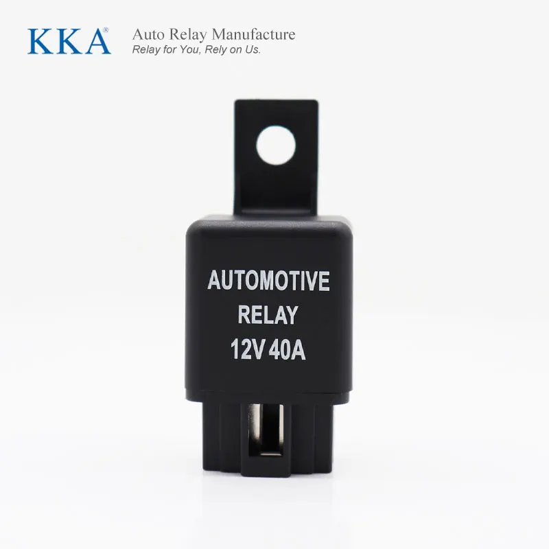 12V/24V 4pin 40A Air Conditioning Relay with PPA6 Bracket, High Quality for Auto