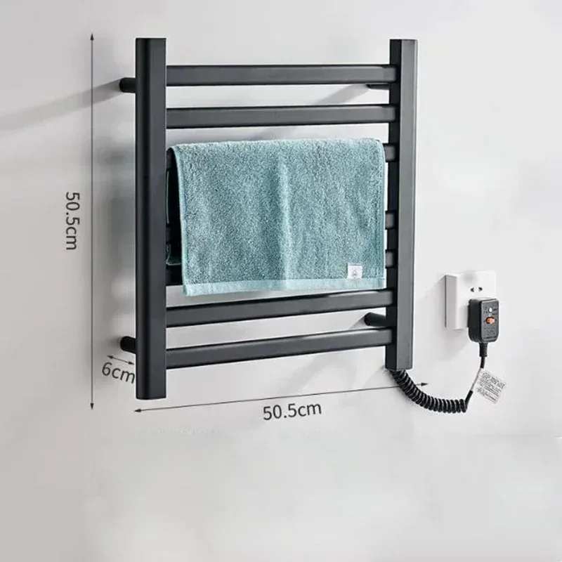 Towel Warmer Dryer Heated Towel Rack Electric Heated Towel Rail Thermostatic Intelligent Sterilizing  Bathroom 220V 45W/180W