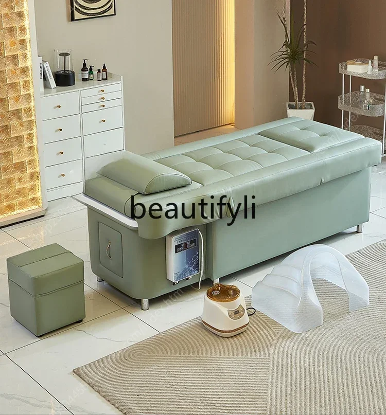 

SS Special shampoo bed Electric lifting foot sofa bed Beauty salon High-end head treatment bed