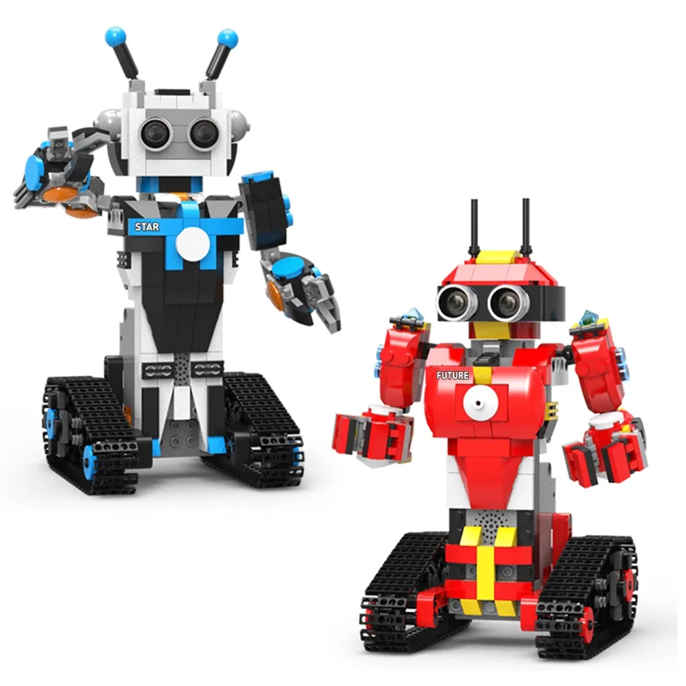 HOSHI Intelligent Program Robot Educational RC Robot Block Set Smart Remote Control Robot Model Building Bricks Toys For Kid