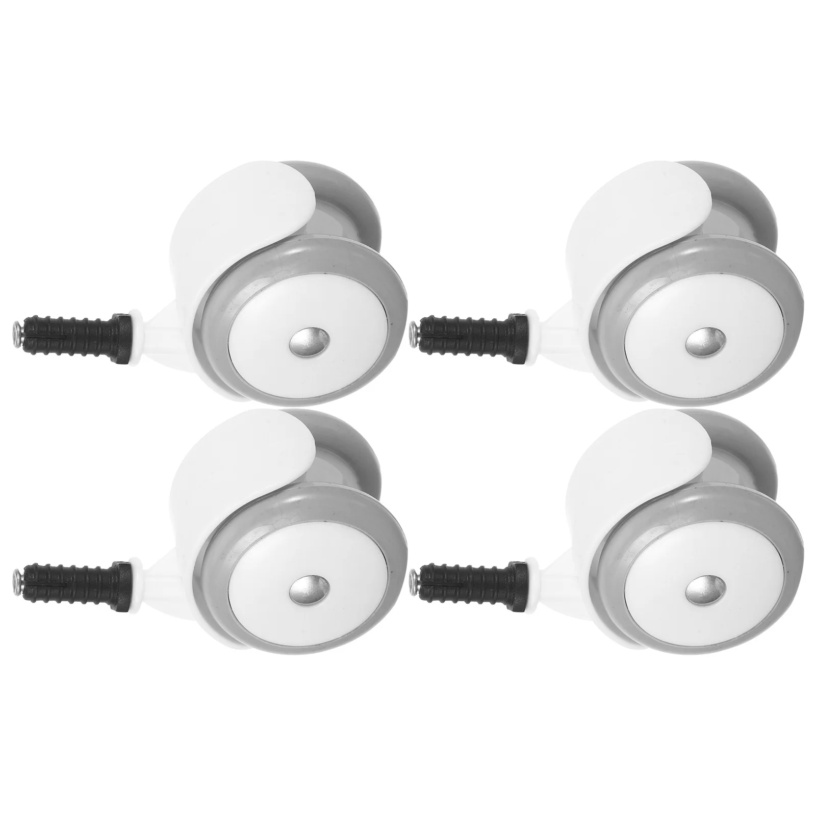

4Pcs Baby Stroller Wheels Silent Swivel Caster Replacement Parts Universal Front Back Walker Wheels for Toddler Smooth Movement