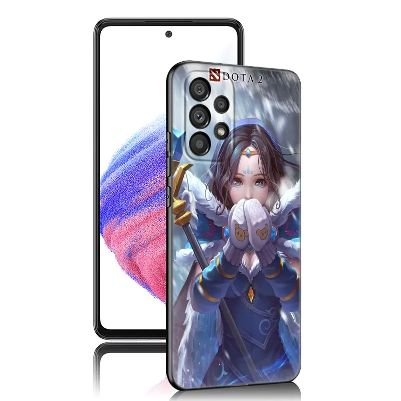 Game Dota 2 Black Phone Case For Samsung A13 A22 A24 A32 A23 A25 A34 A35 A52S A53 A54 A55 A73 5G A12 A14 A15 A31 A33 A50 A51 A72