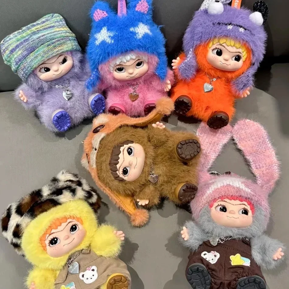 

Cute Wakuku Action Fun Party Wakuku Fuzzy Trendy Blind Box Figure Mystery Box Cute Doll Bag Pendant Doll Surprise Bag Gift Toy