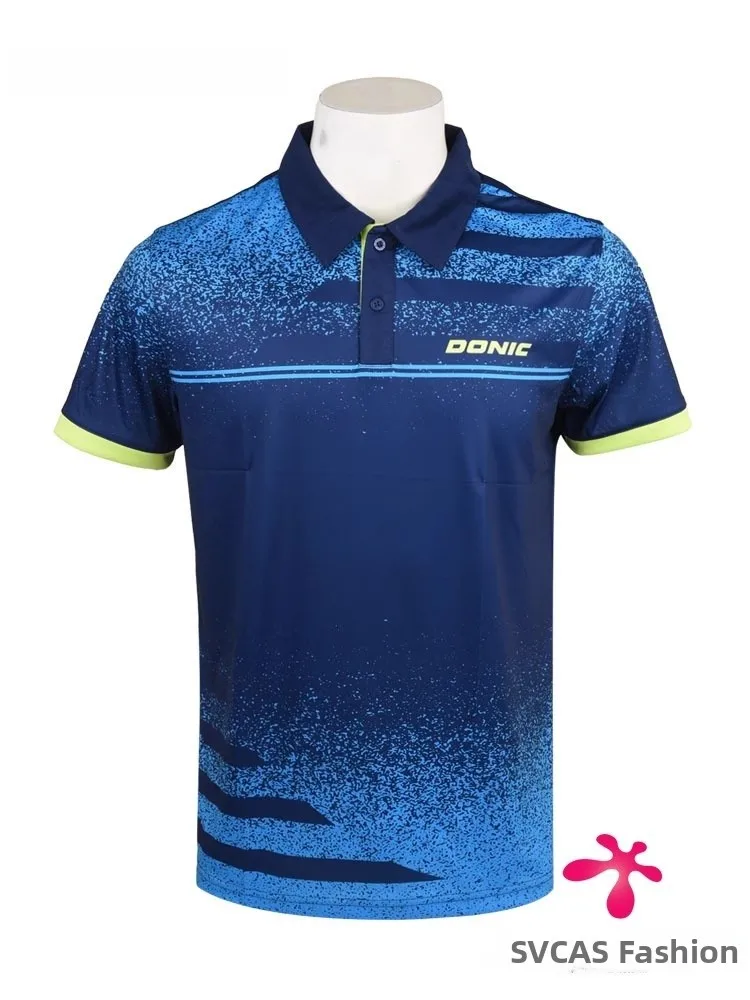 

Donic 2023, новый настольный теннис ort Sve Top T orm Мужчины Женщины Спортивная одежда Влажная футболка ng Cosite из ткани