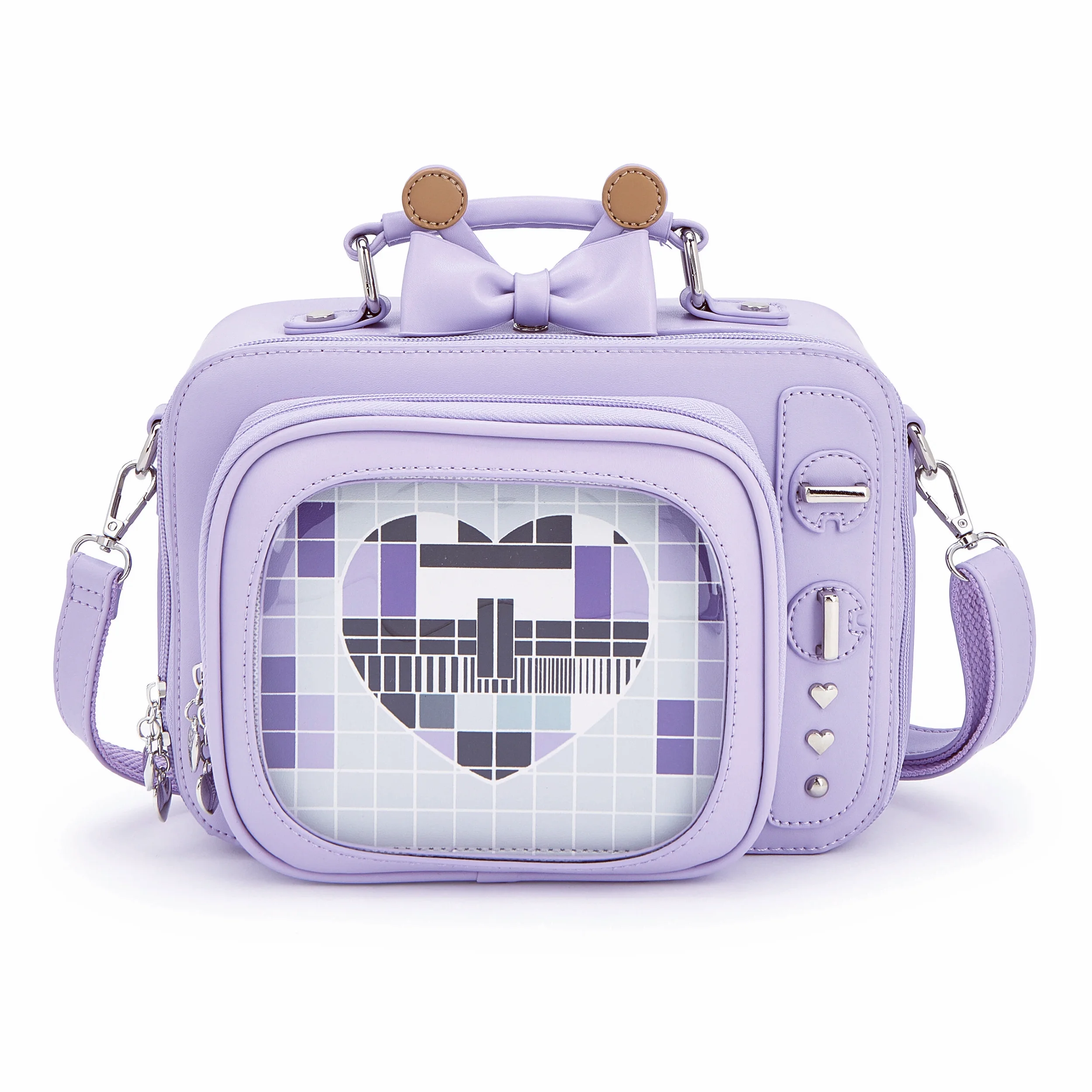 4978 Novelty TV Shape Ita Bag Retro Television Shoulder Bag Design Ita Novelty Tv Shape Ita Bag Retro Television Women Shoulder Bag  main image 3