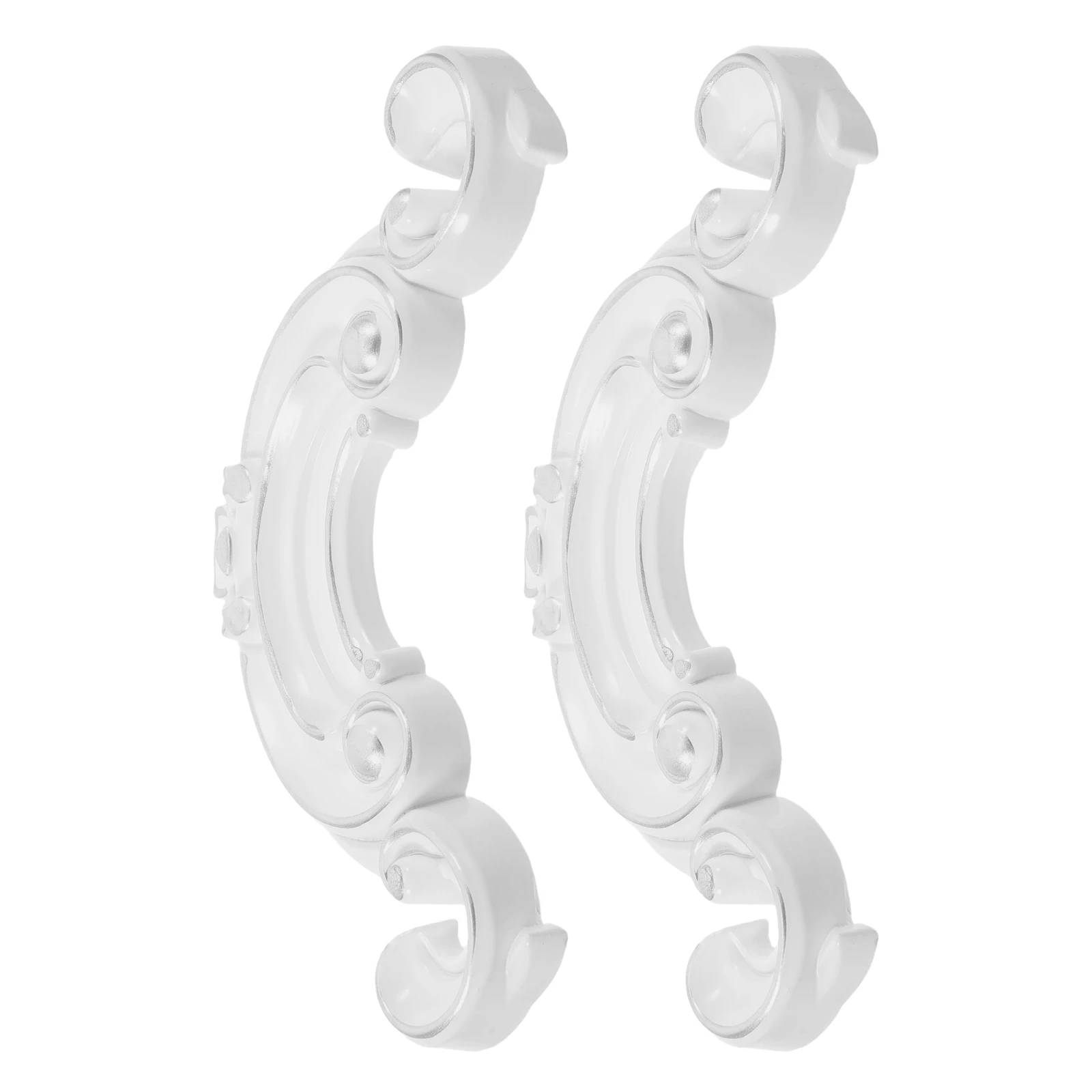 

2pcs PVC Self Adhesive Decorative Decals for Kitchen Wall Background Door Frame Furniture Removable Stickers Easy Clean