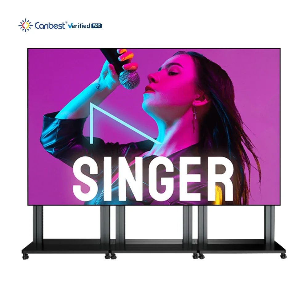 Foldable Motorized Elevation COB GOB Portable Rental LED Display Screen P1.2 P1.5 P1.8 Seamless Indoor Digital Poster for Exhibi