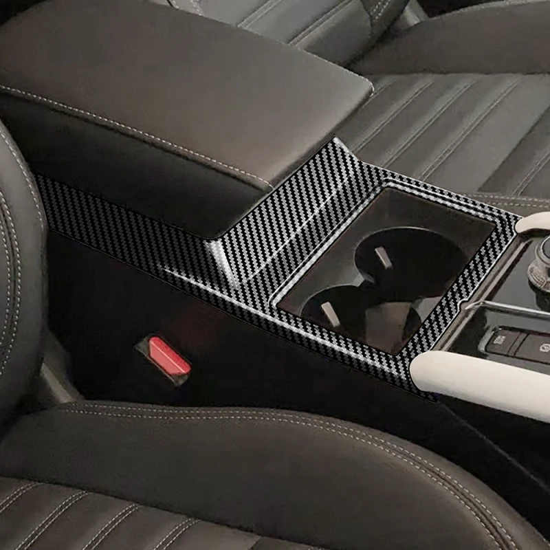 LHD RHD For Mitsubishi outlander 2022 2023 2024 ABS carbonfiber Interior Accessories gear panlewindow water cup Decoration Panel