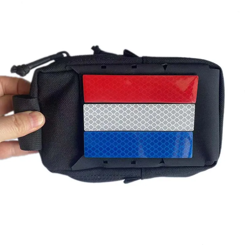 Identification Badges Strip In the night,IR Infrared Safety Patches Reflective Tactical Applique for Armband,Uniform Backpack