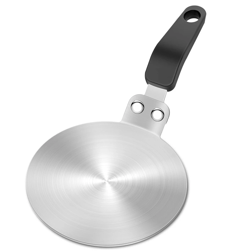 Moka Pot Warmtegeleider Inductiekookplaat Adapterplaat 13 cm/5,1 inch Roestvrijstalen koellichaam voor