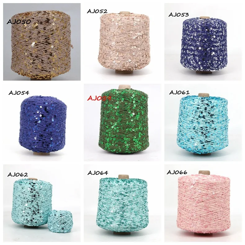 50 g/Knäuel, 49 Farben, goldenes Silber-Paillettengarn, glitzernde Glitzerfäden, Stricken, Lurex, Häkeln, Pullover, Basteln, DIY-Tasche – Detail 17