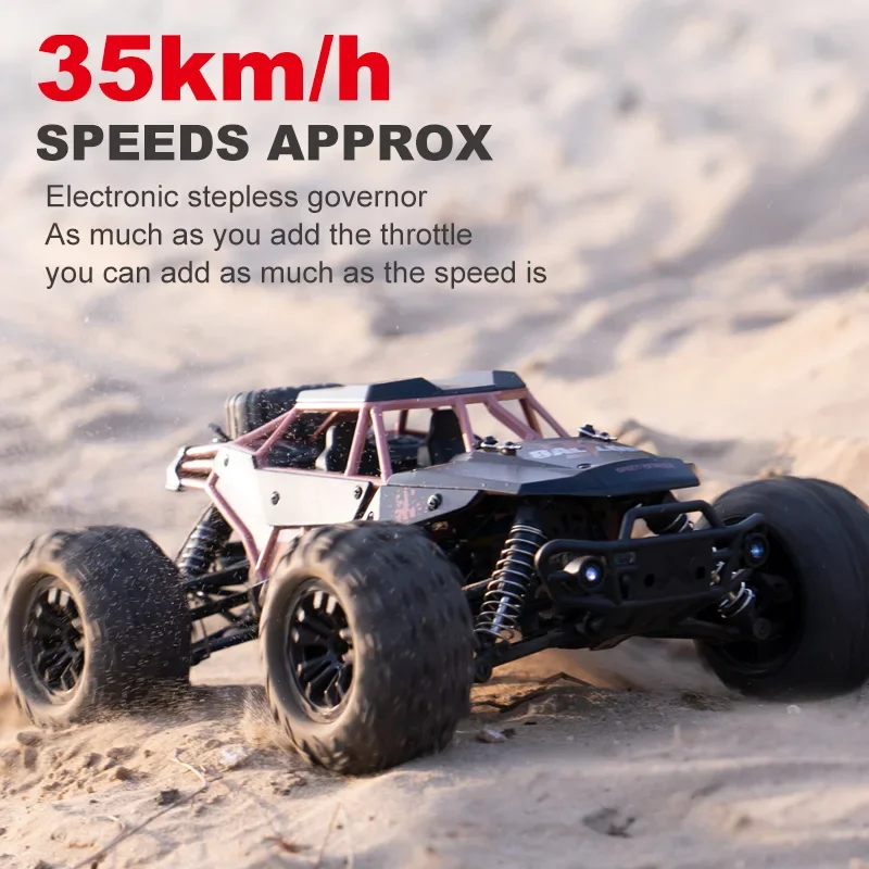 FYZS 4WD RC Car Boy Toy HighSpeed Full Proportion All Terrain Off-Road Vehicle Remote Control Racing Thanksgiving Christmas Gift