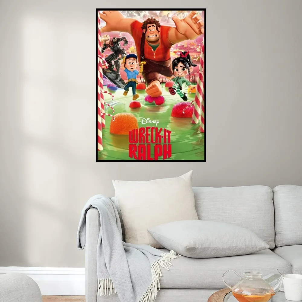 Disney Wreck-It Ralph Poster Prints Wall Painting Bedroom Living Room Decoration Office Small