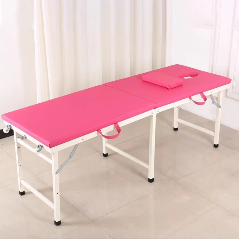 Chiropractic Cosmetic Massage Bed Spa Tattoo Pedicure Beauty Folding Bed Lash Single Lettino Per Massaggi Salon Furniture