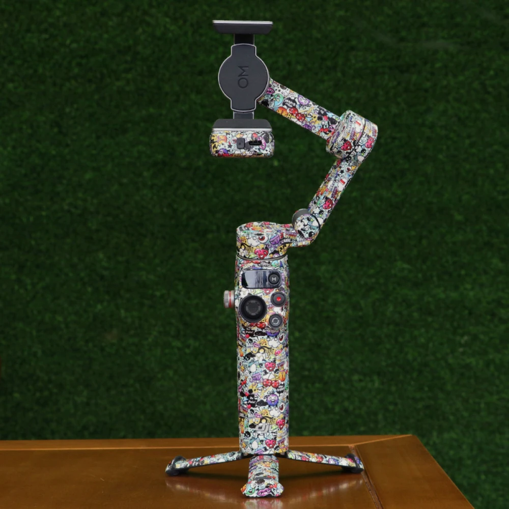 DJI Osmo Mobile7P 용 장식 스티커 키트, 방수 스킨 스티커 데칼 DIY 액세서리 짐벌 안정기 보호 필름