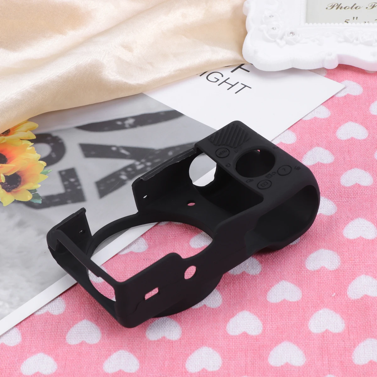 

1pc Interchangeable Lens Digital Camera Silicone Case Flexible Protective Cover Skin for /A5100 (Black)